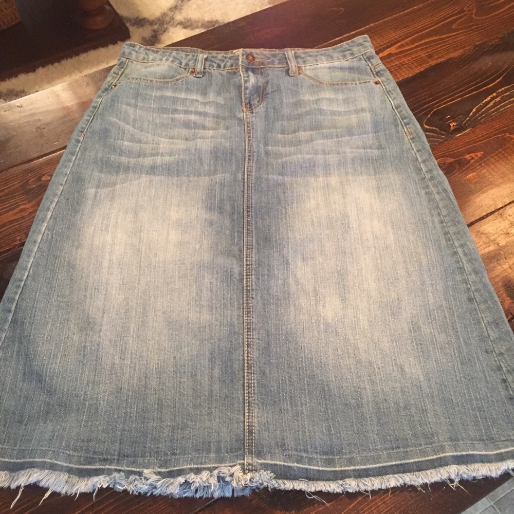 Modest Denim Skirt